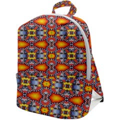 Red Kalider Zip Up Backpack by Sparkle