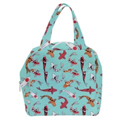 Pattern With Koi Fishes Boxy Hand Bag