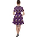 Clown Ghost Pattern Purple Sailor Dress View2