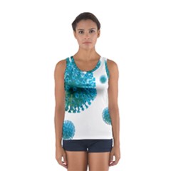 Corona Virus Sport Tank Top  by catchydesignhill