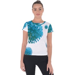 Corona Virus Short Sleeve Sports Top 