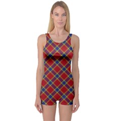 Scottish And Celtic Pattern - Braveheard Is Proud Of You One Piece Boyleg Swimsuit by DinzDas