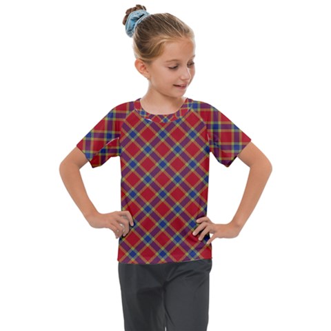 Scottish And Celtic Pattern - Braveheard Is Proud Of You Kids  Mesh Piece Tee by DinzDas