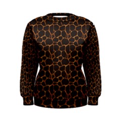 Animal Skin - Panther Or Giraffe - Africa And Savanna Women s Sweatshirt by DinzDas