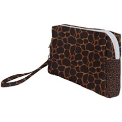 Animal Skin - Panther Or Giraffe - Africa And Savanna Wristlet Pouch Bag (small) by DinzDas