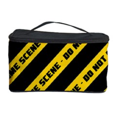 Warning Colors Yellow And Black - Police No Entrance 2 Cosmetic Storage by DinzDas