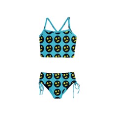 005 - Ugly Smiley With Horror Face - Scary Smiley Girls  Tankini Swimsuit by DinzDas