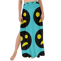 005 - Ugly Smiley With Horror Face - Scary Smiley Maxi Chiffon Tie-up Sarong by DinzDas