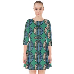 Bamboo Trees - The Asian Forest - Woods Of Asia Smock Dress by DinzDas
