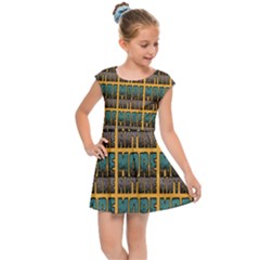 More Nature - Nature Is Important For Humans - Save Nature Kids  Cap Sleeve Dress by DinzDas