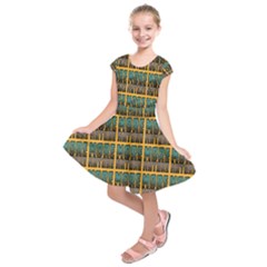 More Nature - Nature Is Important For Humans - Save Nature Kids  Short Sleeve Dress by DinzDas