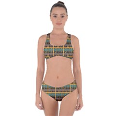 More Nature - Nature Is Important For Humans - Save Nature Criss Cross Bikini Set by DinzDas