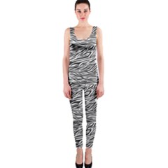Zebra Pattern - Zebras And Horses - African Animals One Piece Catsuit by DinzDas