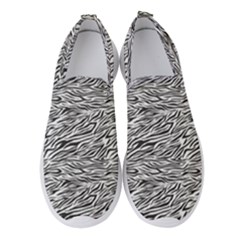 Zebra Pattern - Zebras And Horses - African Animals Women s Slip On Sneakers by DinzDas