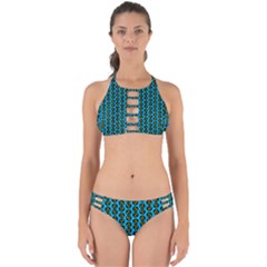 0059 Comic Head Bothered Smiley Pattern Perfectly Cut Out Bikini Set by DinzDas