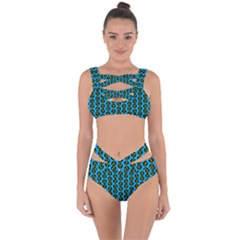 0059 Comic Head Bothered Smiley Pattern Bandaged Up Bikini Set  by DinzDas