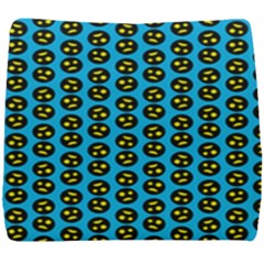 0059 Comic Head Bothered Smiley Pattern Seat Cushion by DinzDas