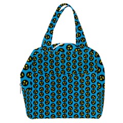 0059 Comic Head Bothered Smiley Pattern Boxy Hand Bag by DinzDas