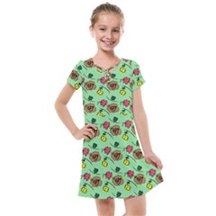 Lady Bug Fart - Nature And Insects Kids  Cross Web Dress by DinzDas