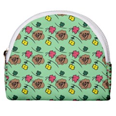 Lady Bug Fart - Nature And Insects Horseshoe Style Canvas Pouch by DinzDas