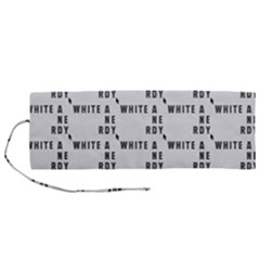 White And Nerdy - Computer Nerds And Geeks Roll Up Canvas Pencil Holder (m) by DinzDas