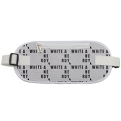 White And Nerdy - Computer Nerds And Geeks Rounded Waist Pouch by DinzDas