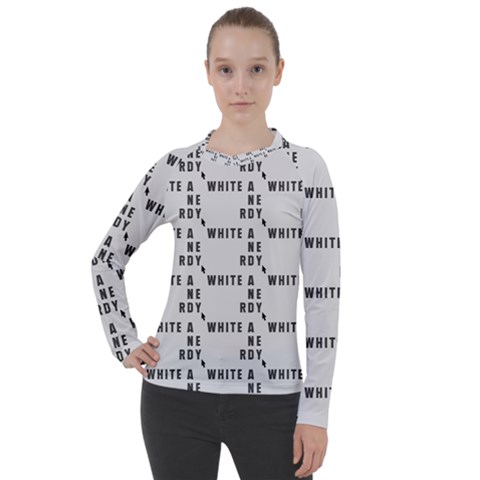 White And Nerdy - Computer Nerds And Geeks Women s Pique Long Sleeve Tee by DinzDas