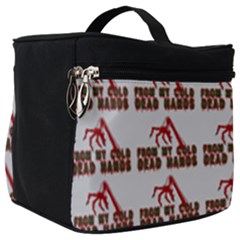 From My Dead Cold Hands - Zombie And Horror Make Up Travel Bag (big) by DinzDas