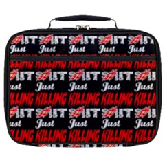 Just Killing It - Silly Toilet Stool Rocket Man Full Print Lunch Bag by DinzDas