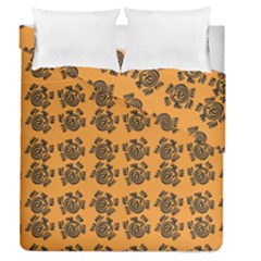 Inka Cultur Animal - Animals And Occult Religion Duvet Cover Double Side (queen Size) by DinzDas