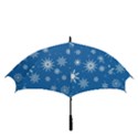 Winter Time And Snow Chaos Golf Umbrellas View3