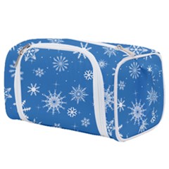 Winter Time And Snow Chaos Toiletries Pouch by DinzDas