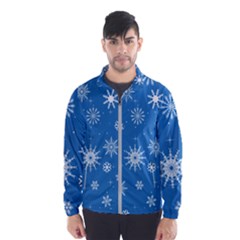 Winter Time And Snow Chaos Men s Windbreaker by DinzDas