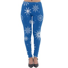 Winter Time And Snow Chaos Lightweight Velour Leggings by DinzDas