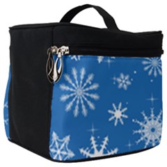 Winter Time And Snow Chaos Make Up Travel Bag (big) by DinzDas