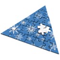 Winter Time And Snow Chaos Wooden Puzzle Triangle View2