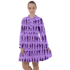 Normal People And Business People - Citizens All Frills Chiffon Dress by DinzDas