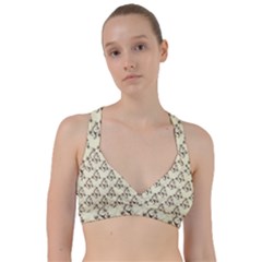 Abstract Flowers And Circle Sweetheart Sports Bra by DinzDas