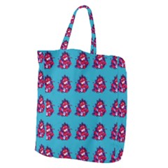 Little Devil Baby - Cute And Evil Baby Demon Giant Grocery Tote by DinzDas