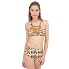 Love And Flowers And Peace Fo All Hippies Cage Up Bikini Set by DinzDas