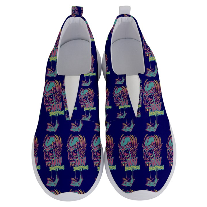 Jaw Dropping Horror Hippie Skull No Lace Lightweight Shoes