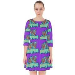 Jaw Dropping Comic Big Bang Poof Smock Dress by DinzDas