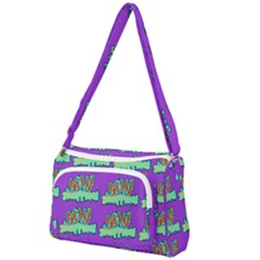 Jaw Dropping Comic Big Bang Poof Front Pocket Crossbody Bag by DinzDas