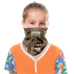 A Cookie A Day Keeps Sadness Away Face Covering Bandana (kids) by DinzDas