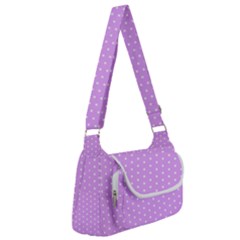 White Polka Dot Pastel Purple Background, Pink Color Vintage Dotted Pattern Multipack Bag by Casemiro