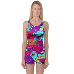 Dinos One Piece Boyleg Swimsuit