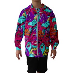 Dinos Kids  Hooded Windbreaker by Sobalvarro