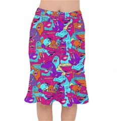 Dinos Short Mermaid Skirt