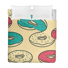 Donuts Duvet Cover Double Side (full/ Double Size) by Sobalvarro