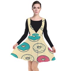 Donuts Plunge Pinafore Dress by Sobalvarro